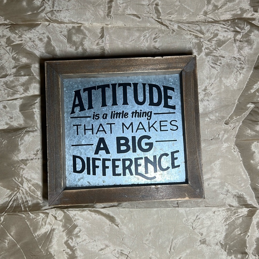 Attitude sign
